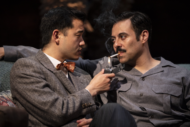 Daniel K. Isaac and Juan Francisco Villa star in Philip Dawkins&#39;s The Gentleman Caller, directed by Tony Speciale, for Abingdon Theatre Company at the Cherry Lane Theatre.