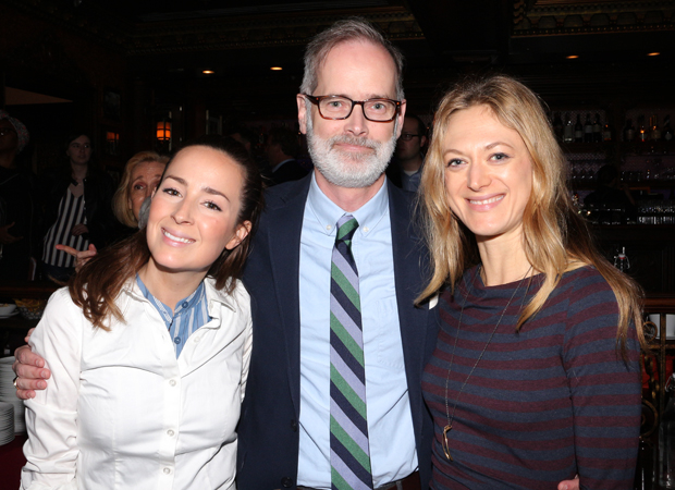 Transport Group honoree Jack Cummings III with his Summer and Smoke stars Hannah Elless and Marin Ireland.