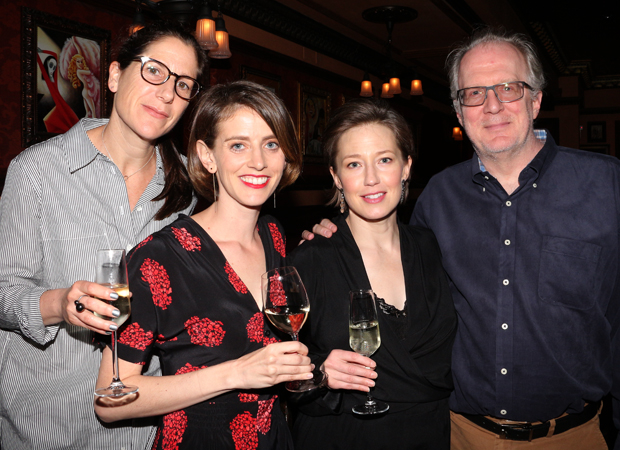 Anne Kauffman, Amy Herzog, and Carrie Coon (with her husband, Tracy Letts) represent the award-winning Mary Jane.