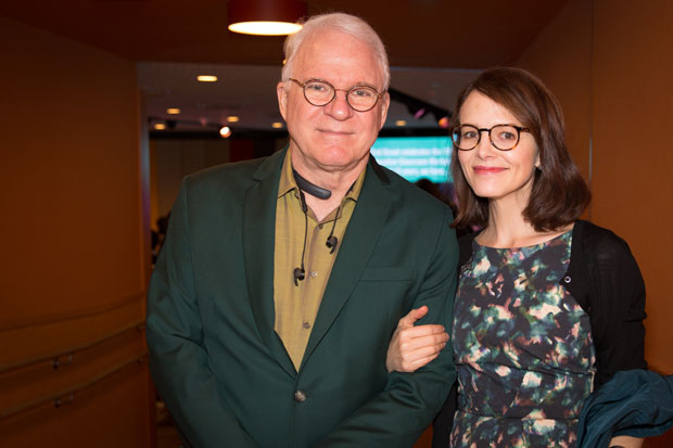 Steve Martin and Anne Stringfield take in the New 42nd Street&#39;s benefit performance of Harry Potter and the Cursed Child.