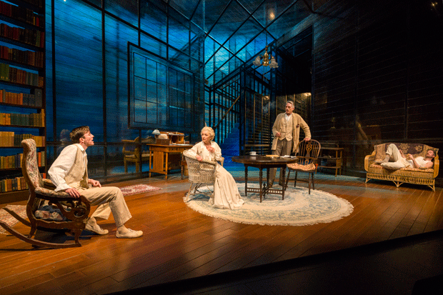 Matthew Beard, Lesley Manville, Jeremy Irons, and Rory Keenan star in Eugene O&#39;Neill&#39;s Long Day&#39;s Journey Into Night, directed by Richard Eyre, at BAM Harvey Theater.