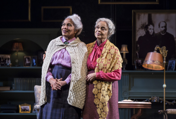 Ella Joyce (Bessie Delany) and Marie Thomas (Sadie Delany) in Emily Mann&#39;s Having Our Say: The Delany Sisters&#39; First 100 Years, directed by Chuck Smith, at the Goodman Theatre.