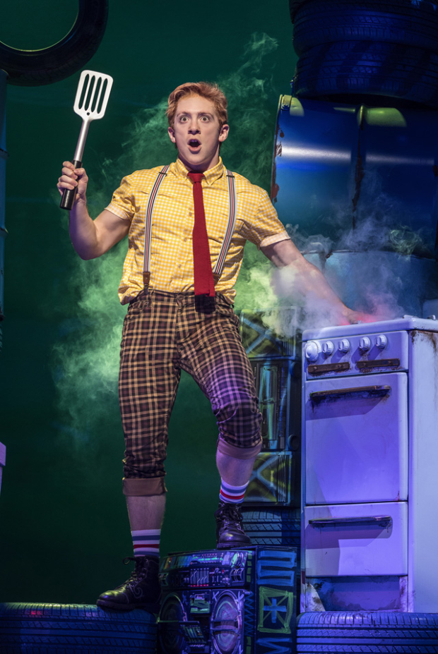 Ethan Slater is nominated for Lead Actor in a Musical for his title role in SpongeBob SquarePants.