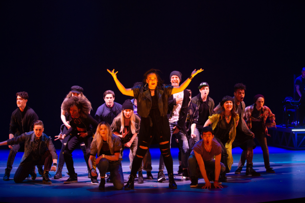 The cast of Jagged Little Pill at the American Repertory Theater.