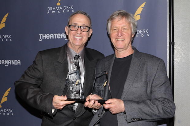 David Friedman and Peter Kellogg, the songwriters behind Desperate Measures, both won Drama Desk Awards last night.