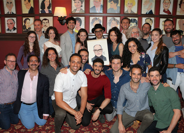The cast of The Band&#39;s Visit joins David Yazbek for the festivities.