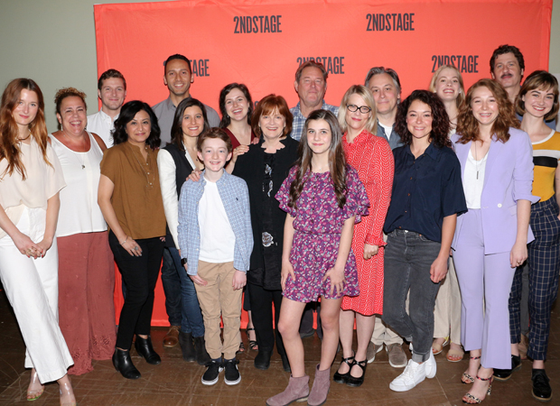 The full company of Mary Page Marlowe, which begins performances June 19 at Second Stage Theatre.