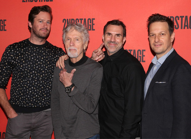 Armie Hammer, Tom Skerritt, Paul Schneider, and Josh Charles star on Broadway in Straight White Men.