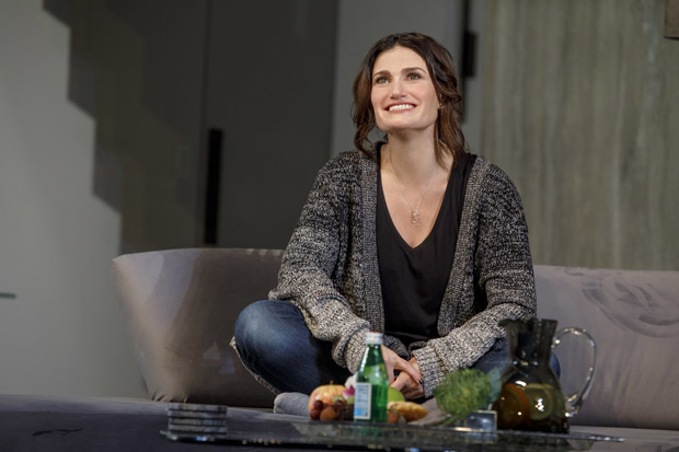 Idina Menzel stars in Joshua Harmon&#39;s Skintight, directed by Daniel Aukin, at Roundabout Theatre Company&#39;s Laura Pels Theatre.
