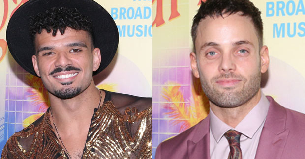 Julius Anthony Rubio and Justin Mortelliti appeared at the opening night party of Escape to Margaritaville.