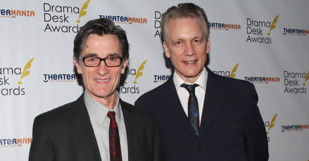 Roger Rees and Rick Elice at the Drama Desk Awards in 2012.