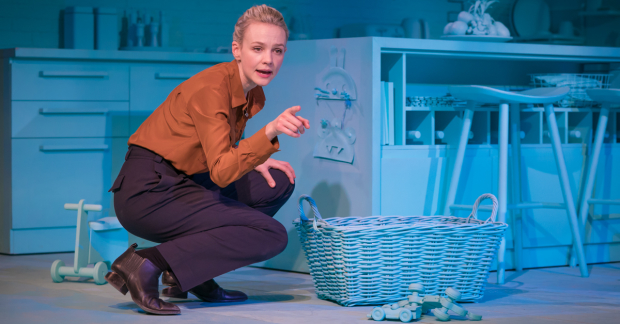 Carey Mulligan stars in Girls &amp; Boys at the Minetta Lane Theatre.