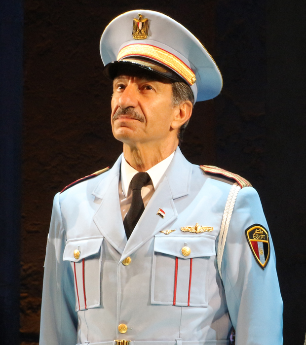 Sasson Gabay as Tewfiq in The Band&#39;s Visit.