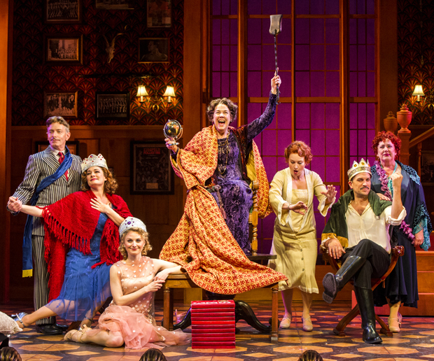 A scene from William Finn and Rachel Sheinkin&#39;s The Royal Family of Broadway at Barrington Stage Company.