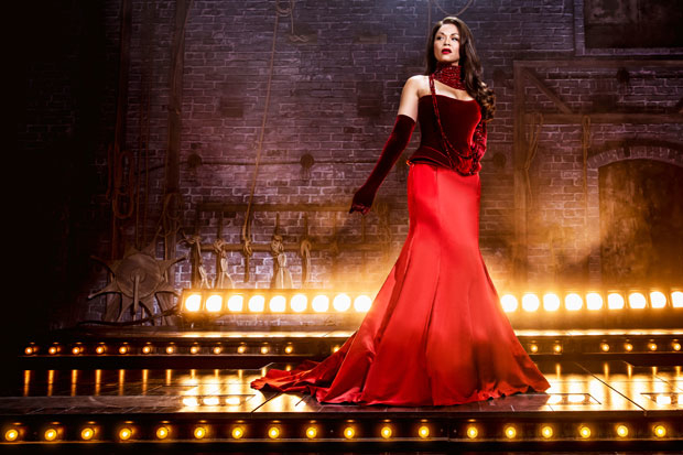 Karen Olivo stars as Satine in Moulin Rouge!, beginning performances July 10 at Boston&#39;s Emerson Colonial Theatre,