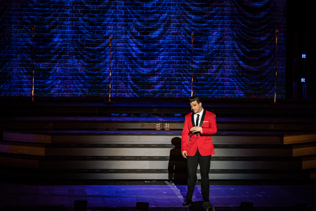 Mark Ballas as Frankie Valli in the Muny&#39;s production of Jersey Boys.