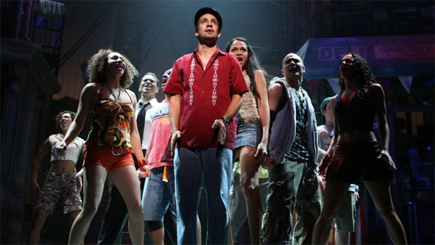 Lin-Manuel Miranda and the original cast of In the Heights.