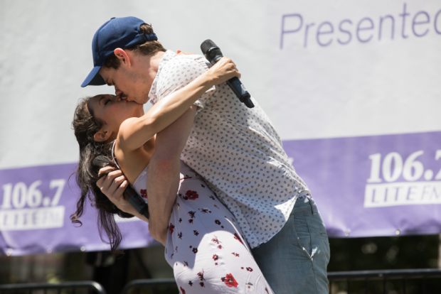 Ali Ewoldt and Jay Armstrong Johnson bring The Phantom of the Opera to Bryant Park.