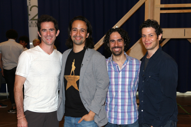 Hamilton cocreators Andy Blankenbuehler, Lin-Manuel Miranda, Alex Lacamoire, and Thomas Kail will receive a special honors from the Kennedy Center.