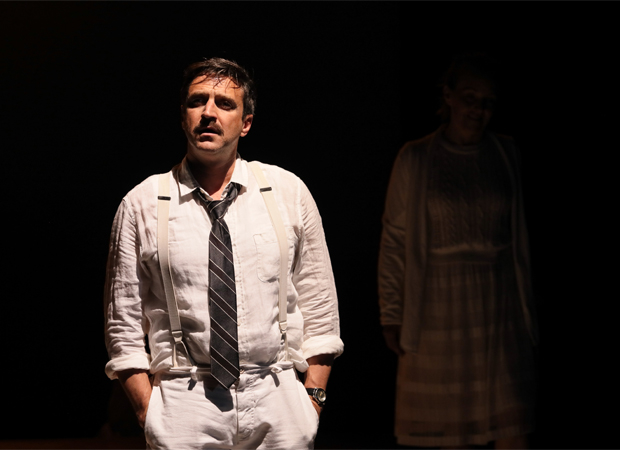Raúl Esparza in the Vassar and New York Stage and Film Powerhouse Theater production of The Waves.