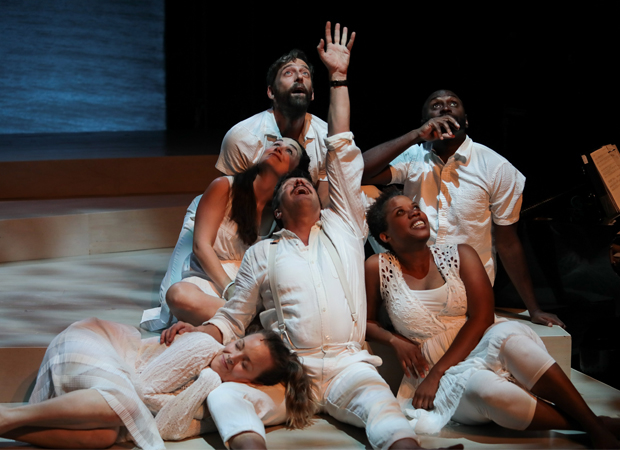 A scene from The Waves at Vassar and New York Stage and Film&#39;s Powerhouse Theater.