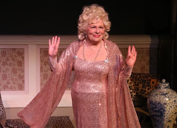 Renée Taylor takes a bow in My Life on a Diet at the Theatre at St. Clement&#39;s.
