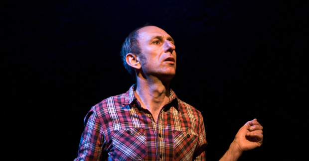David Cale in We're Only Alive for A Short Amount of Time at The Public Theatre's Under the Radar Festival.
