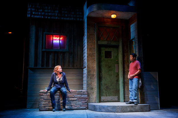 Johanna Day and Carlo Albán in the Broadway production of Lynn Nottage&#39;s Sweat.