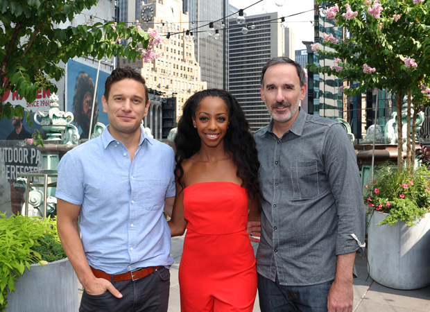 Eric William Morris, Christiani Pitts, and Erik Lochtefeld star in King Kong on Broadway.
