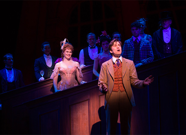 Kate Baldwin and Gavin Creel in Hello, Dolly! on Broadway.