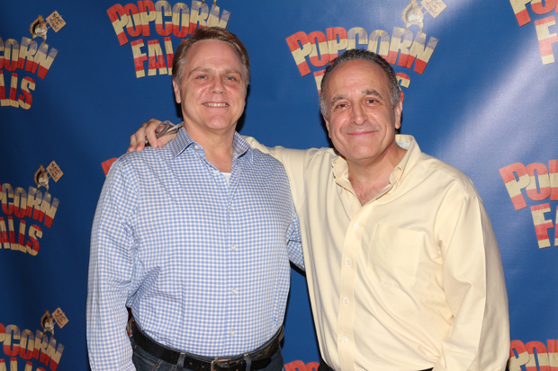 Tom Souhrada and Adam Heller play 20 roles in Popcorn Falls.