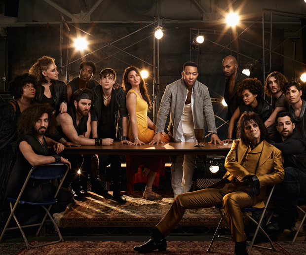 The cast of NBC&#39;s Jesus Christ Superstar Live in Concert, which won five Creative Arts Emmys last night, including Outstanding Variety Special (Live).