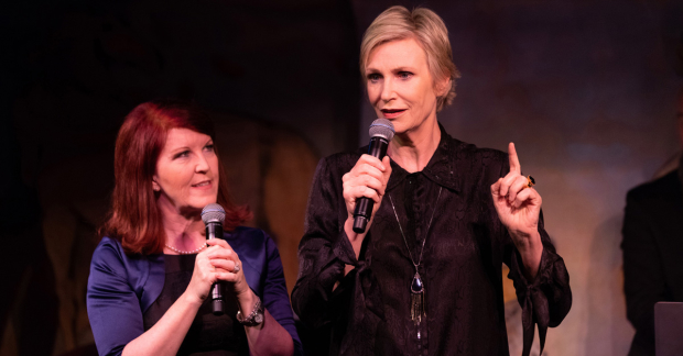Kate Flannery and Jane Lynch in their show Two Lost Souls.