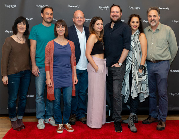The company of Playwrights Horizons&#39; world-premiere production of The Thanksgiving Play begin rehearsals.