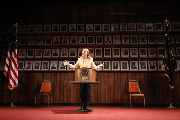 Heidi Schreck wrote and stars in What the Constitution Means to Me, directed by Oliver Butler, at New York Theatre Workshop.