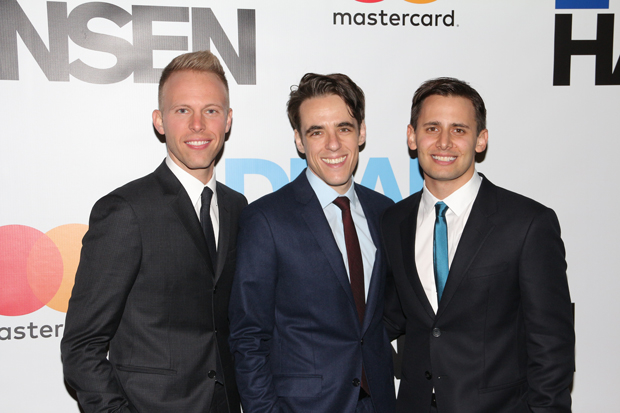 Justin Paul, Steven Levenson, and Benj Pasek will briefly tour through the US to promote Dear Evan Hansen: The Novel.