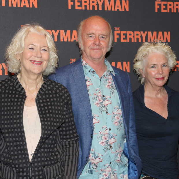 Dearbhla Molloy, Mark Lambert, and Fionnula Flanagan costar in The Ferryman.