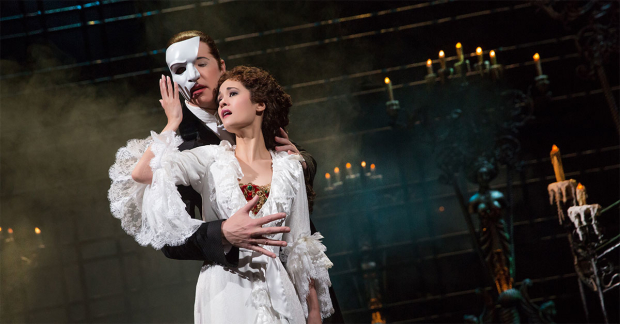 A scene from the Broadway production of The Phantom of the Opera.