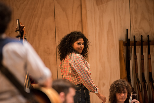 Rebecca Naomi Jones as Laurie in Oklahoma! at St. Ann&#39;s Warehouse.