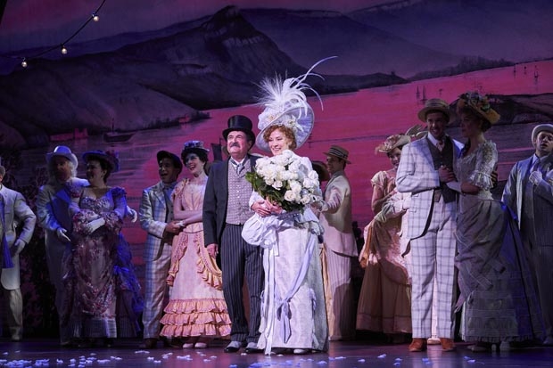 Betty Buckley and the cast of Hello, Dolly! celebrate opening night of the national tour.