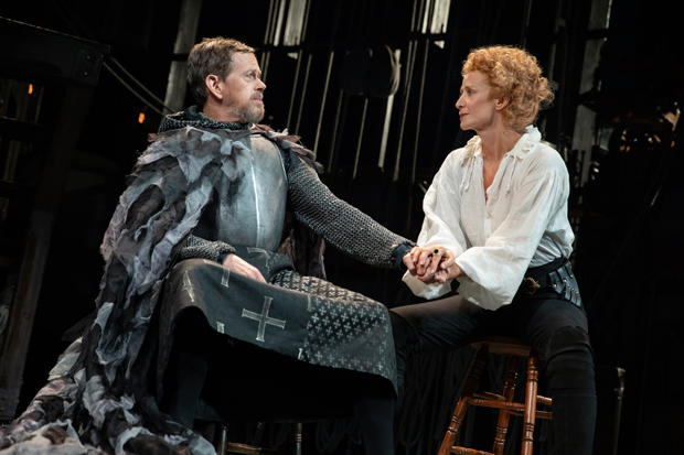 Dylan Baker and Janet McTeer in Bernhardt/Hamlet.