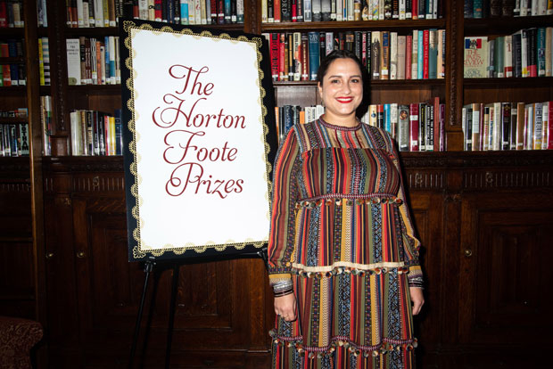 Jaclyn Backhaus received the 2018 Horton Foote Prize for her play India Pale Ale, currently running at New York City Center.