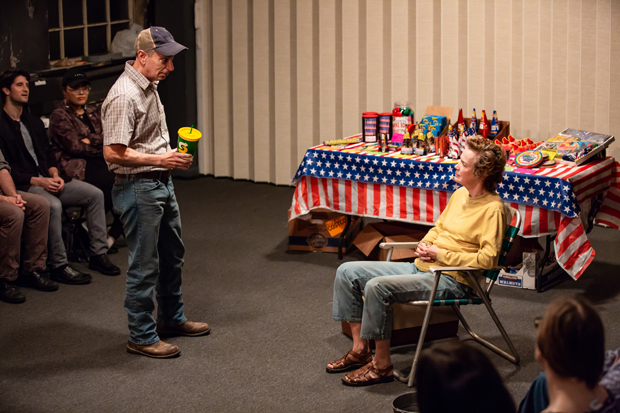 Arnie Burton and Kristin Griffith in Lewiston.