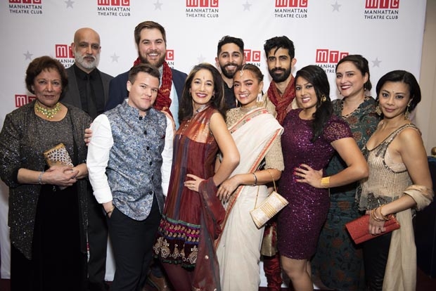 The company of India Pale Ale celebrate opening night at New York City Center.