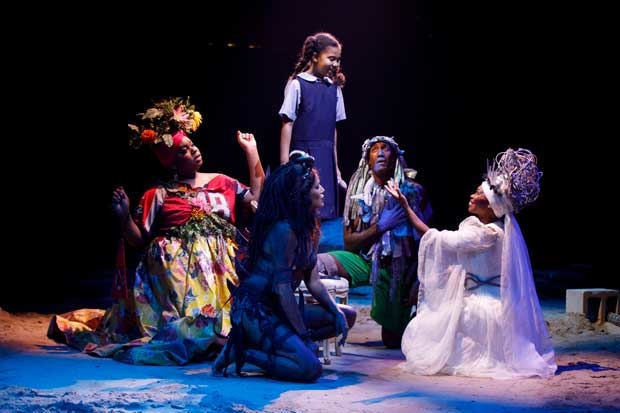 A scene from the Broadway production of Once On This Island.