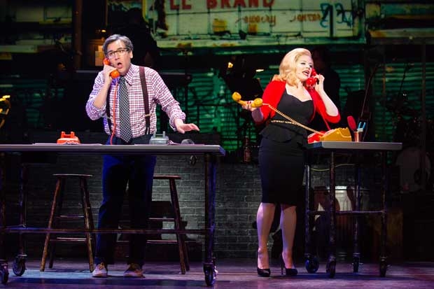 Josh Radnor and Megan Hilty star in the Kennedy Center&#39;s production of Little Shop of Horrors. 