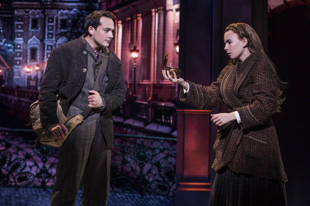 Stephen Brower and Lila Coogan as Dmitry and Anya in the national tour of Anastasia.