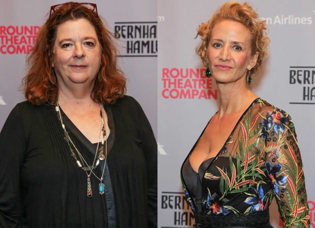 Playwright Theresa Rebeck and actor Janet McTeer.
