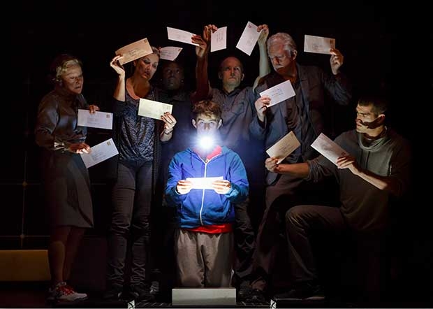 The 2014 Broadway production of The Curious Incident of the Dog in the Night-Time.