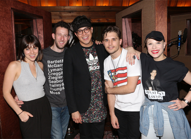 Krysta Rodriguez, Nick Blaemire, George Salazar, Andy Mientus, and Lauren Marcus star in The Jonathan Larson Project.